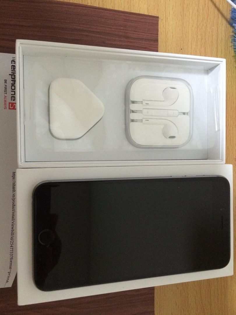 Iphone 6 PLus Gray 64 GB vừa lấy trong Cellphones ra kèm gói bảo hành full 1 năm!