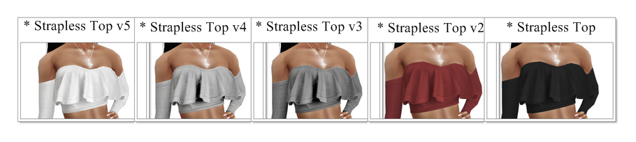 A Strapless Top