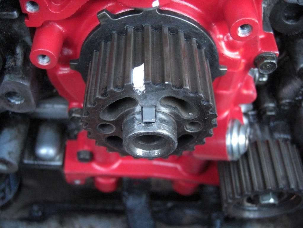 Crank pulley 'wobbling' MY97 UK Turbo 2000 EJ20 engine Worn Keyway