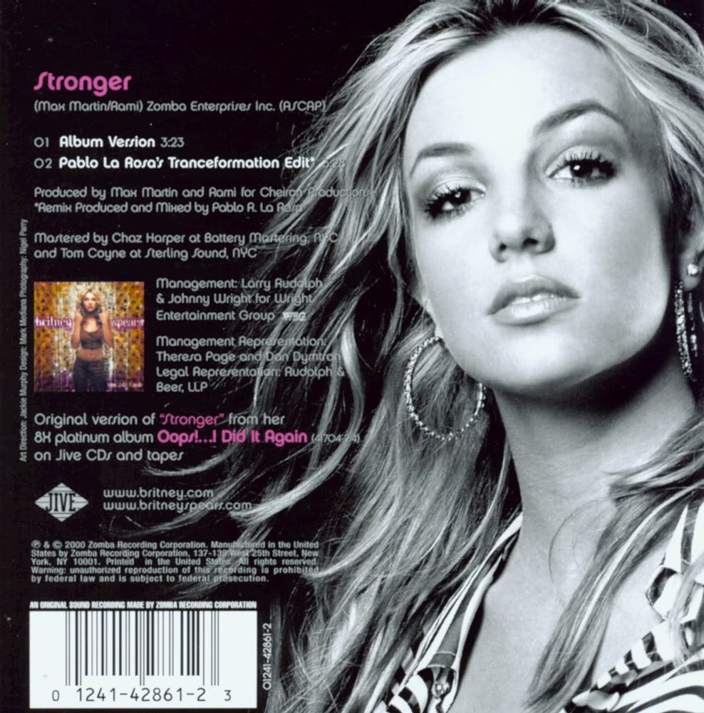 britney spears stronger