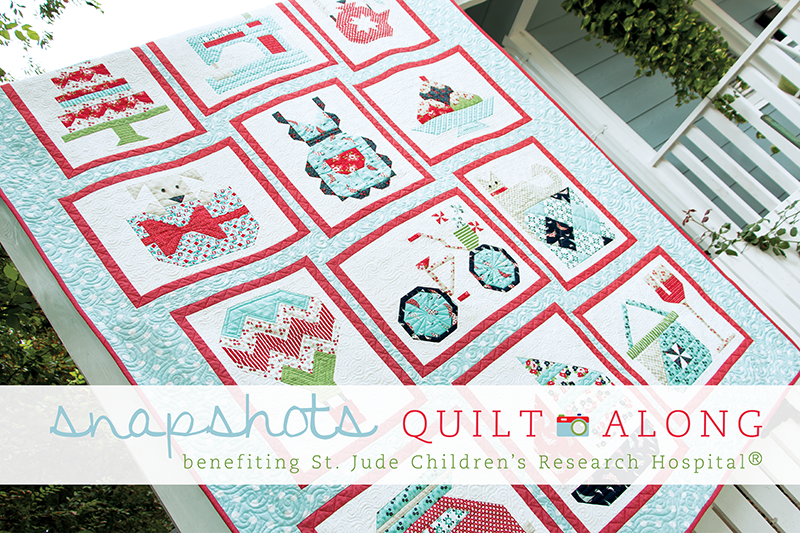 I'm using Miss Kate fabric in the Snapshots Quilt-Along 2015