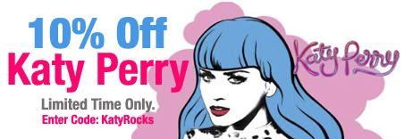 10% Off Katy Perry Sale Advertising