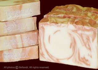 Bollandi, cold process soap, shea butter soap,