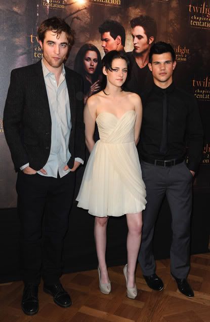 Robert Pattinson,Taylor Lautner,Kristen Stewart