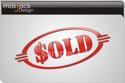 Easy Graphic Needed "Sold Stamp" $15 Ends Today