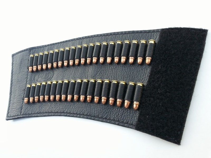 .22 .17 HMR Ammunition Wristband Forearm Ammo Cartiridge Shell Round
