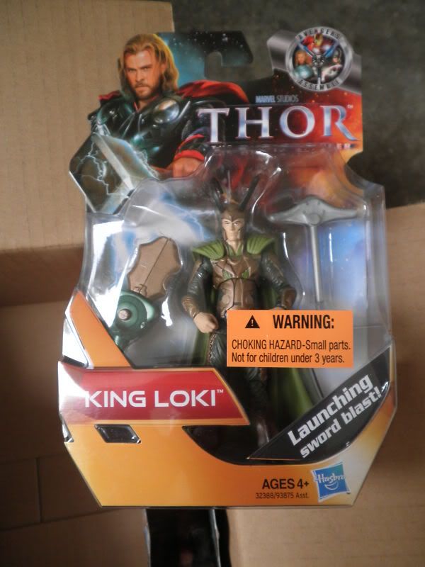 thor movie loki helmet. 2011 Thor Movie Figure King