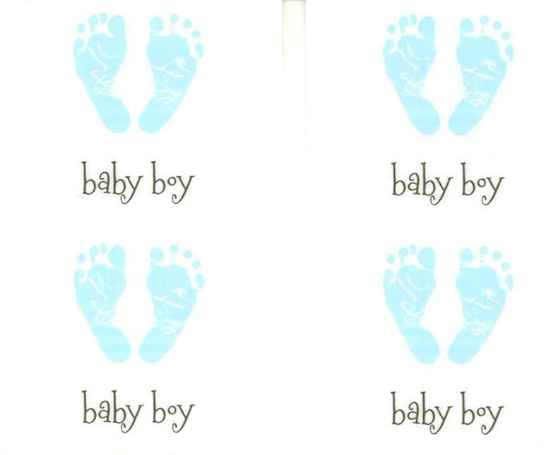 free baby boy footprints clip art - photo #8
