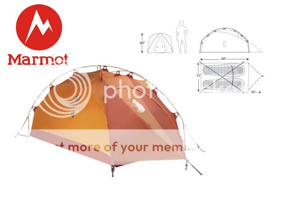 Marmot Alpinist 2P Tent New 2012 Version Never Used