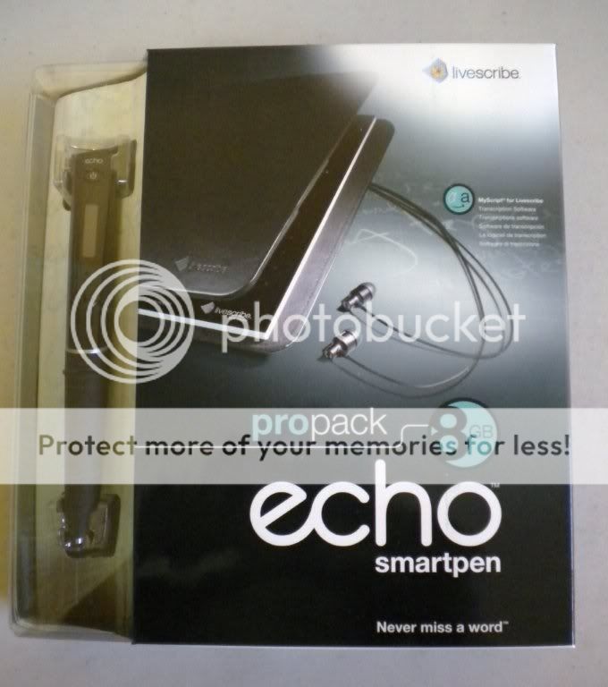 Livescribe Echo Pen 4GB or 8GB Starter Book Included