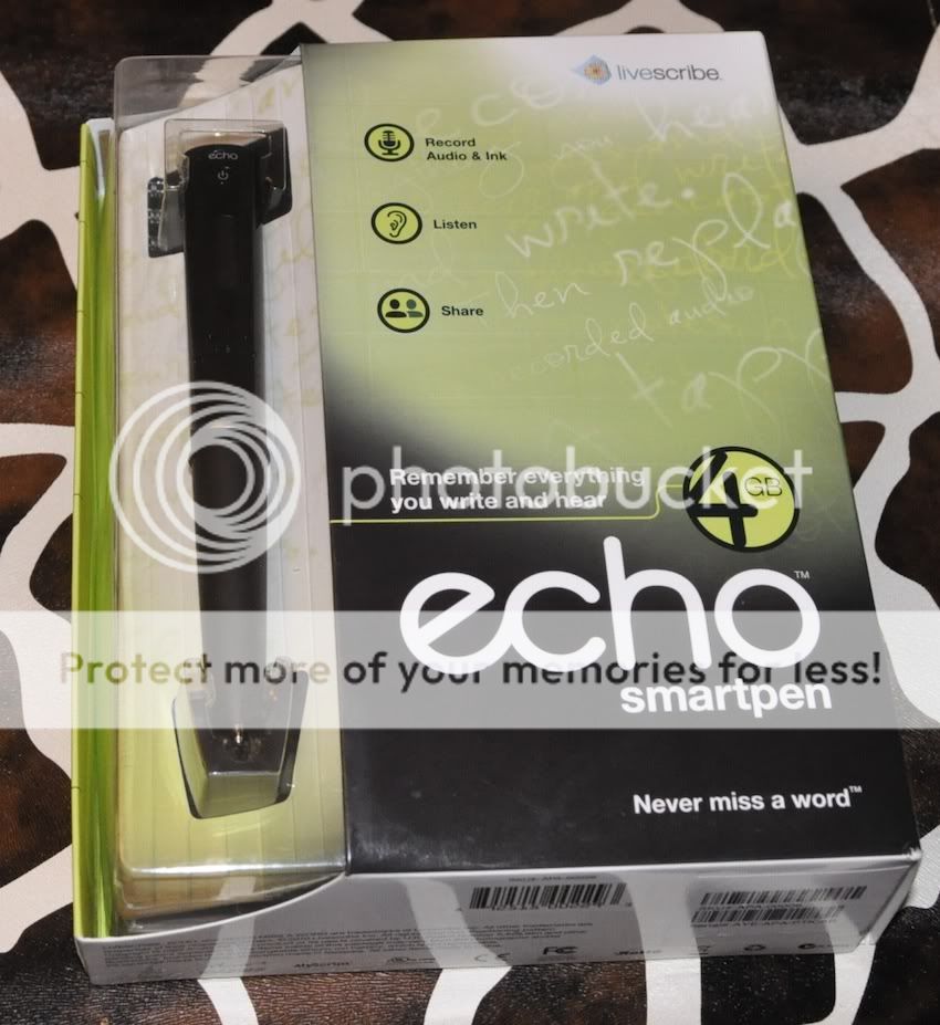 Livescribe Echo Pen 4GB or 8GB Starter Book Included