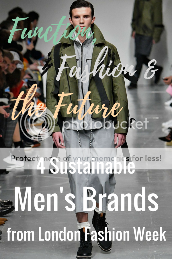 Function, Fashion & the Future: 4 Sustainable Men's Brands from London Fashion Week | buymeonce.com