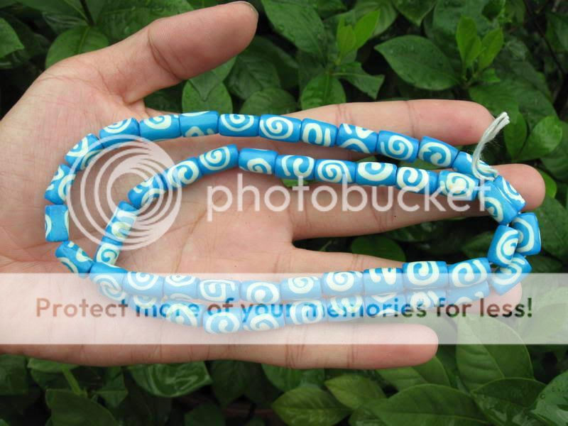 type batik bone beads for 1 5 mm cord size 1 2 inch long quantity 48 