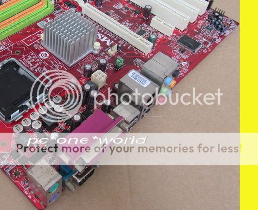 MSI MS 7392 P31 Neo V2 Motherboard Intel P31 LGA 775 Red Usually 3