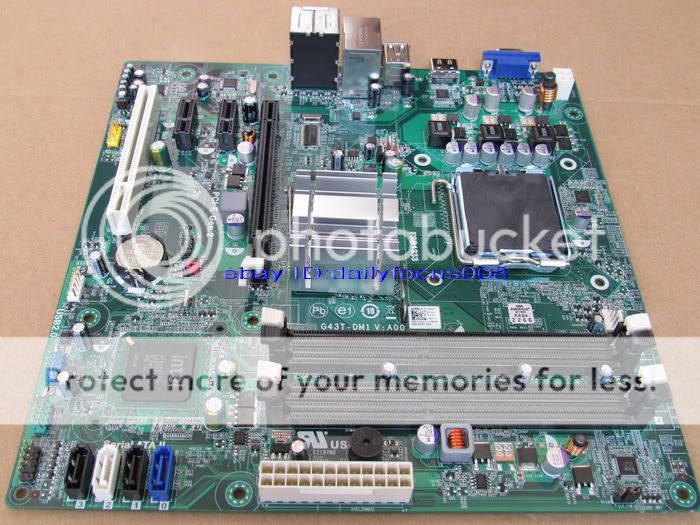 DELL Inspiron 560 560S G43T DM1 MotherBoard Intel G43  